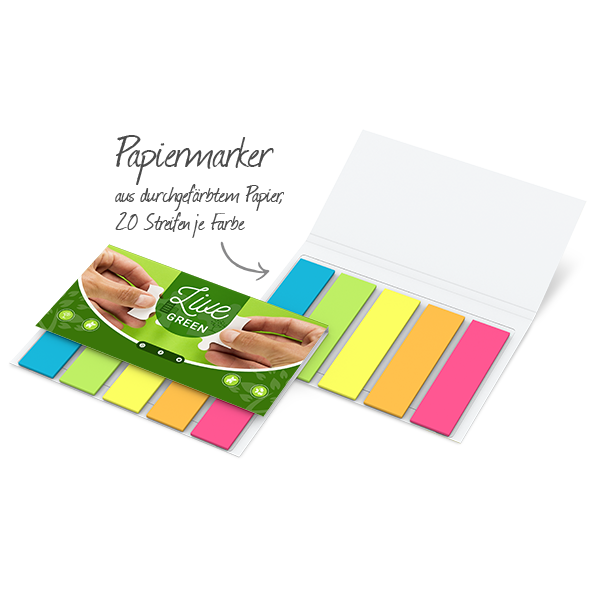 BIZSTIX® Haftnotiz-Pagemarker Short Cover