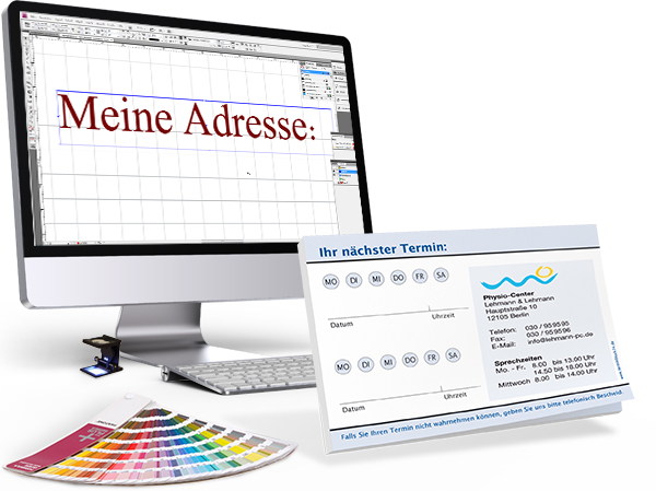 Gestaltungsservice für Terminzettel