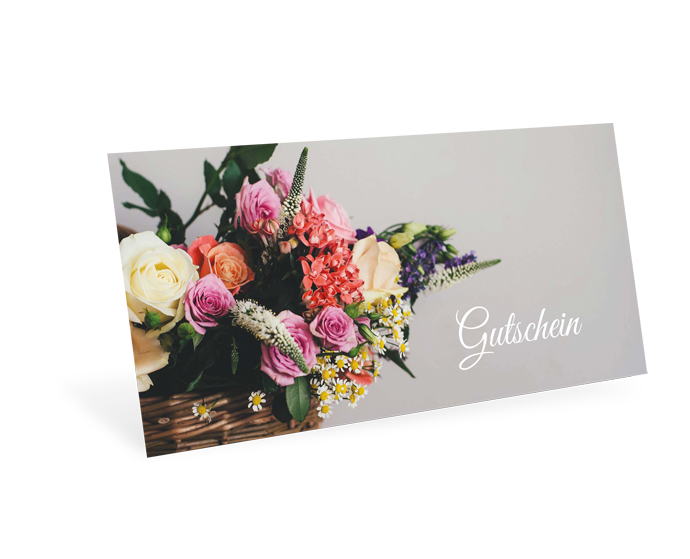 Gutscheinkarte Classic "Blumenfrische" Gutscheinkarte Classic "Blumenfrische"