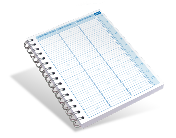 Terminplaner Single A5 ab Wunschdatum Terminplaner Single A5 ab Wunschdatum