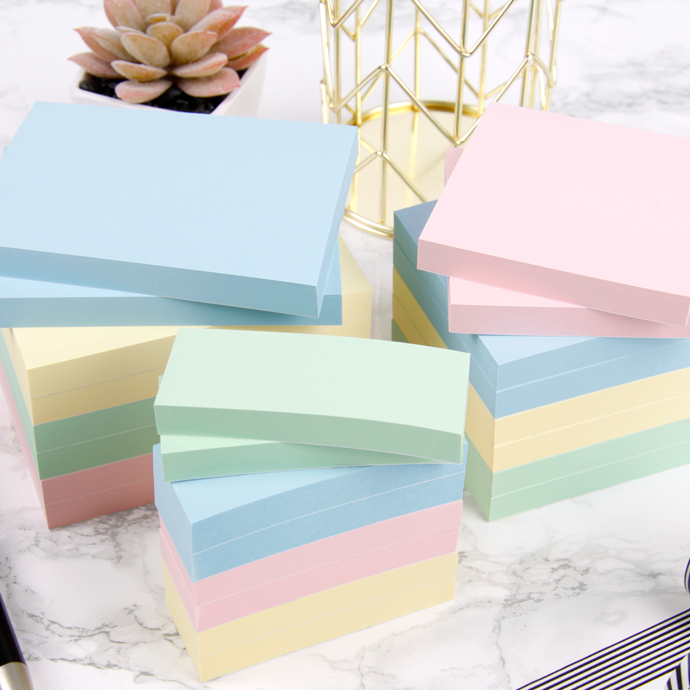 BIZSTIX® Office Farb-Pack Pastell 75 x 75 mm