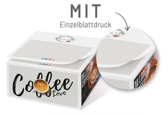 1017100544 Notiz-Zettelklotz 10 x 10 x 5 cm im Digitaldruck Notiz-Zettelklotz 10 x 10 x 5 cm im Digitaldruck