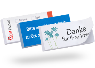 BIZSTIX® Special Note Haftnotizen  mit eigenem Text