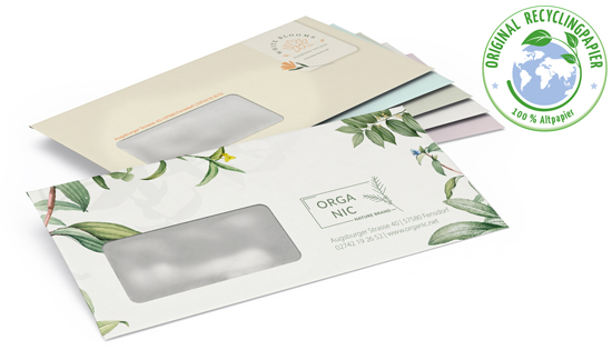 Briefumschlag DIN Lang mit Fenster Briefumschlag DIN Lang mit Fenster