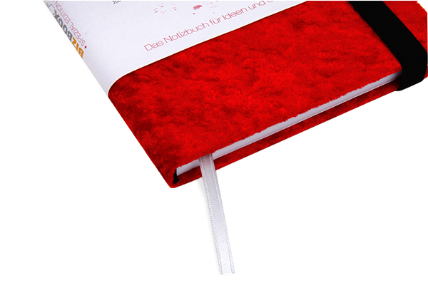 BIZBOOX® Spiegelsamt dunkelrot DIN A5 BIZBOOX® Spiegelsamt dunkelrot DIN A5