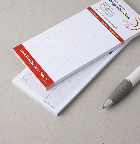 Kellnerblock 65 x 148 mm Kellnerblock 65 x 148 mm