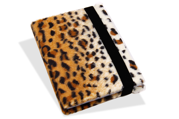 BIZBOOX® Leoparden Fellimitat DIN A6
