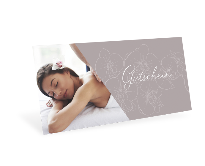 1208010374 Gutscheinkarte Classic "Verwöhnung" individuell Gutscheinkarte Classic "Verwöhnung" individuell