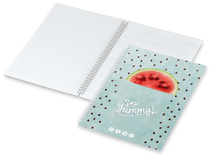 Spiralblock A4 - Inhalt Standard Spiralblock A4 - Inhalt Standard