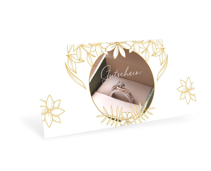 1208010369 Gutscheinkarte Classic "Verlobungsring" individuell Gutscheinkarte Classic "Verlobungsring" individuell