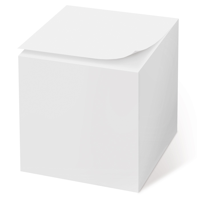 Notiz-Zettelklotz 10 x 10 x 10 cm Digitaldruck mit Varianten Notiz-Zettelklotz 10 x 10 x 10 cm Digitaldruck mit Varianten