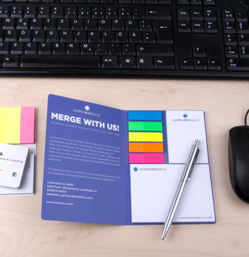 Werbemittel Haftnotiz-Set mit Umschlag Werbemittel Haftnotiz-Set mit Umschlag
