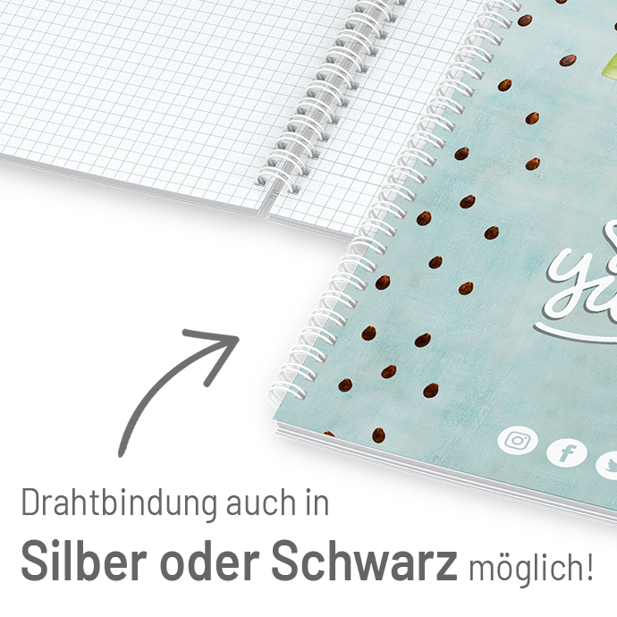 Spiralblock A4 - Inhalt Standard Spiralblock A4 - Inhalt Standard