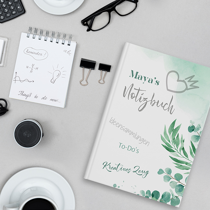 Notizbuch DIN A4 personalisiert Notizbuch DIN A4 personalisiert