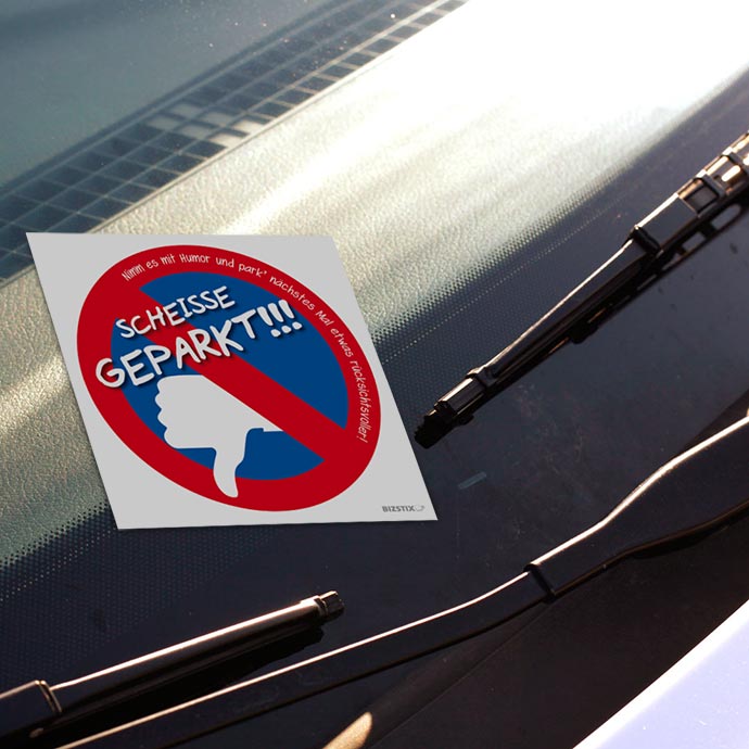 BIZSTIX® Haftnotizen Motiv "Parksünder" BIZSTIX® Haftnotizen Motiv "Parksünder"