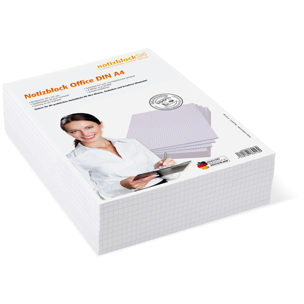 Notizblock Office DIN A4 - 10er Pack Notizblock Office DIN A4 - 10er Pack
