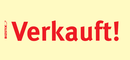 BIZSTIX® Business Haftnotizen "Verkauft!" BIZSTIX® Business Haftnotizen "Verkauft!"