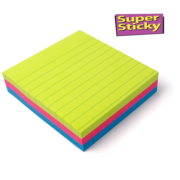 Post-it® Signal Notes liniert 3 Blöcke