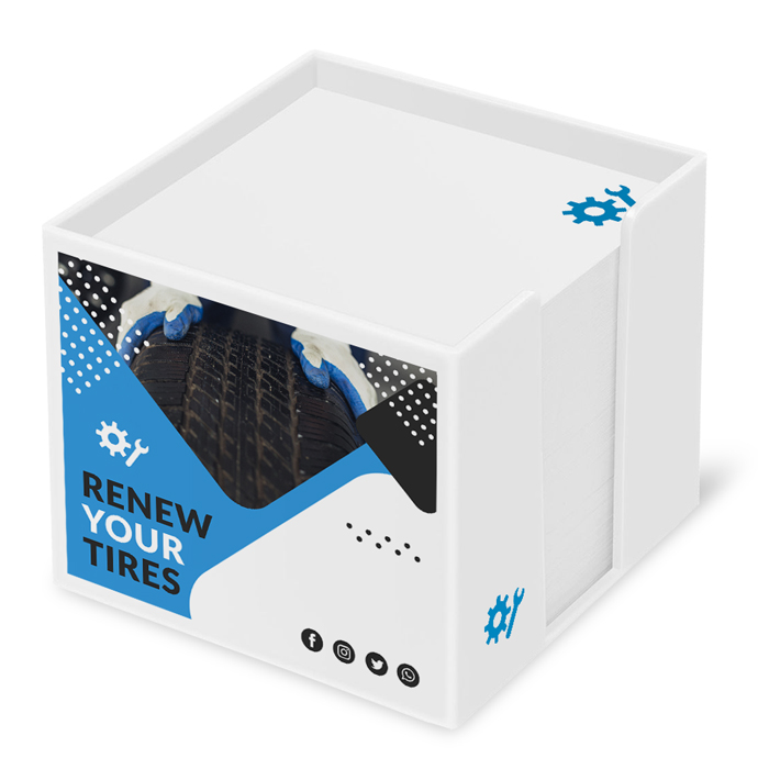 Zettelbox Classic 10 x 10 x 10 cm im Digitaldruck Zettelbox Classic 10 x 10 x 10 cm im Digitaldruck