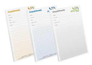 Gesprächsnotizblock individuell Gesprächsnotizblock individuell