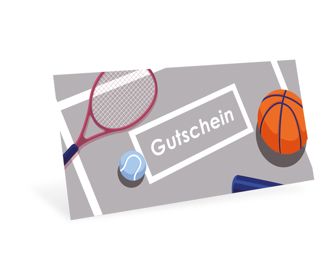 1208010396 Gutscheinkarte Classic "Sports" individuell Gutscheinkarte Classic "Sports" individuell