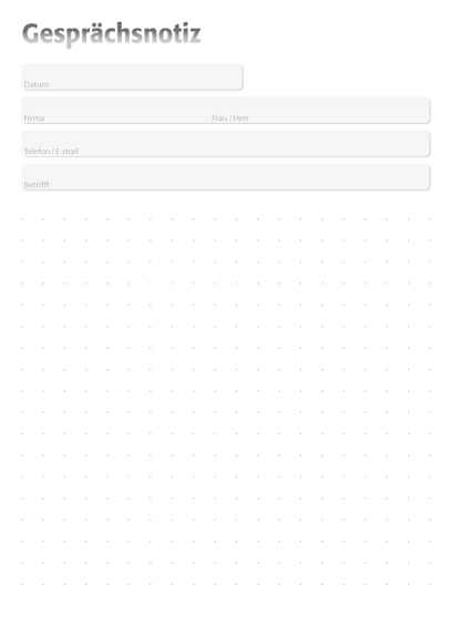 Gesprächsnotizblock A6 punktiert individuell Gesprächsnotizblock A6 punktiert individuell
