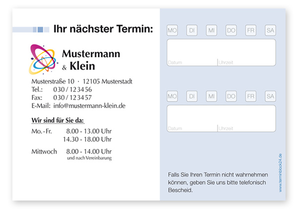 Terminzettel Classic #2.2