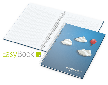 1104000004 Spiralblock DIN A4 mit Hardcover-Umschlag Spiralblock DIN A4 mit Hardcover-Umschlag