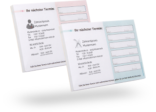 Terminzettel Classic für deinen Stempel